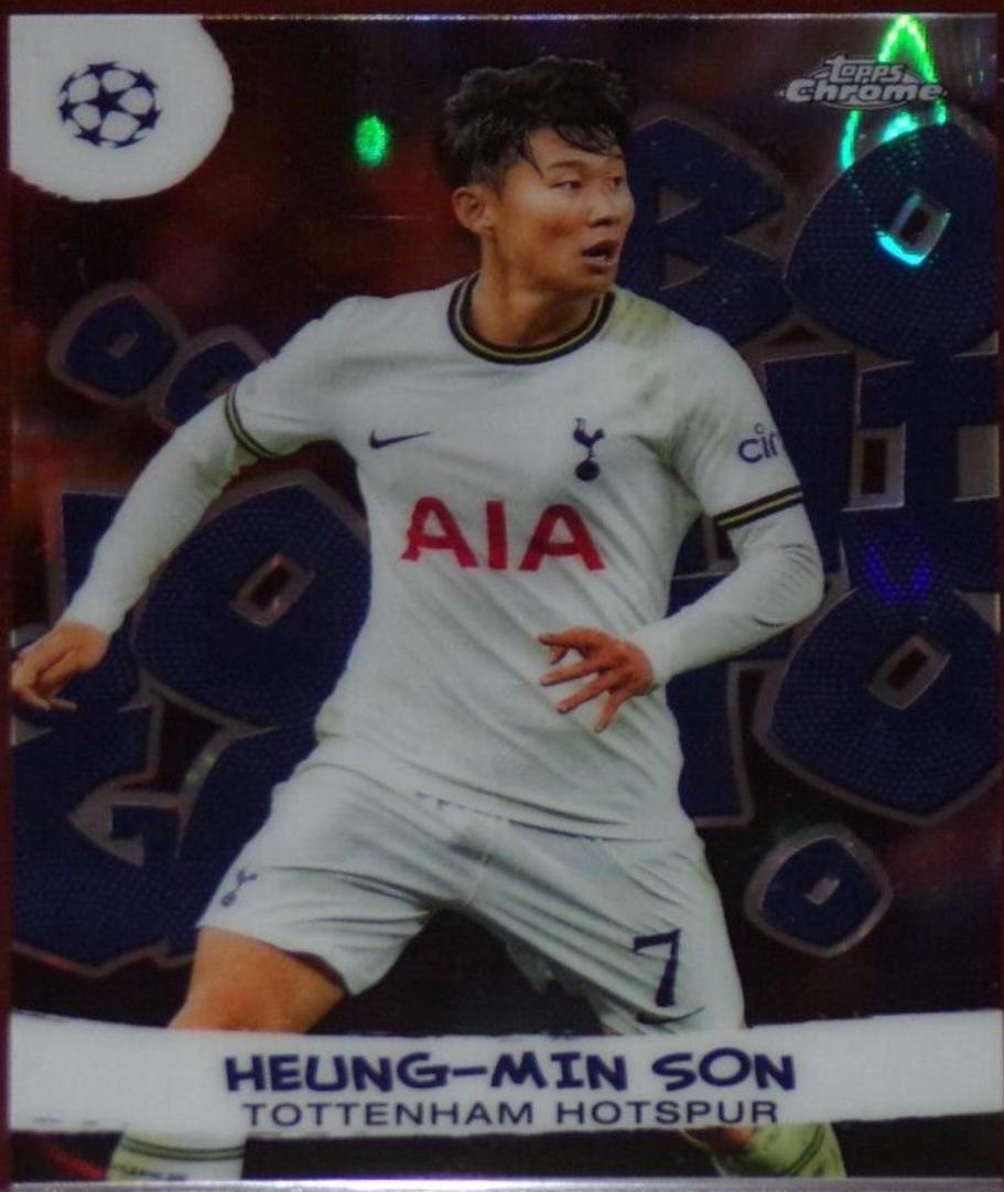 Heung Min Son #JB-9 Soccer Cards 2022 Topps Chrome UEFA Club Competitions Joga Bonito