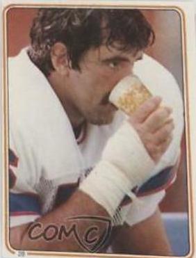 Fred Smerlas #28 Football Cards 1983 Topps Stickers