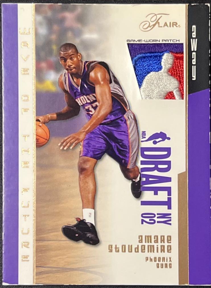 Amare Stoudemire #1 2002 Flair Wave Of The Future Basketball