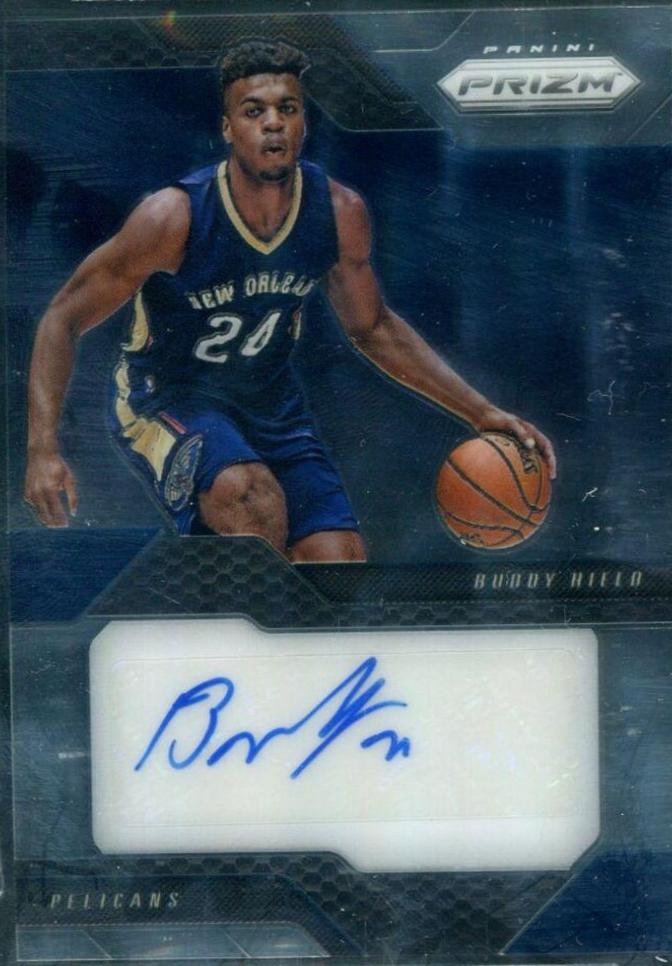 Buddy Hield #5 Basketball Cards 2016 Panini Prizm Rookie Signatures