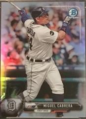 Miguel Cabrera [Refractor] #9 Baseball Cards 2017 Bowman Chrome Prices