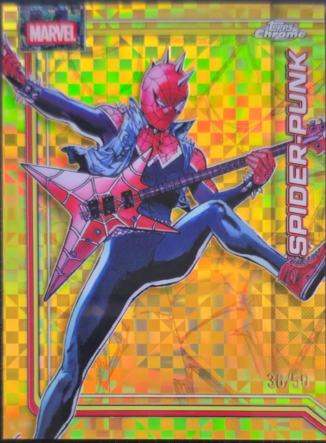 Spider-Punk Gold Refractor