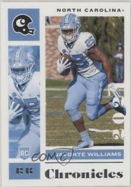 Javonte Williams #17 Football Cards 2021 Panini Chronicles Draft Picks