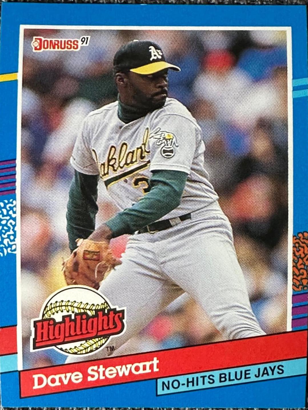 Dave Stewart #BC-4 Baseball Cards 1991 Donruss