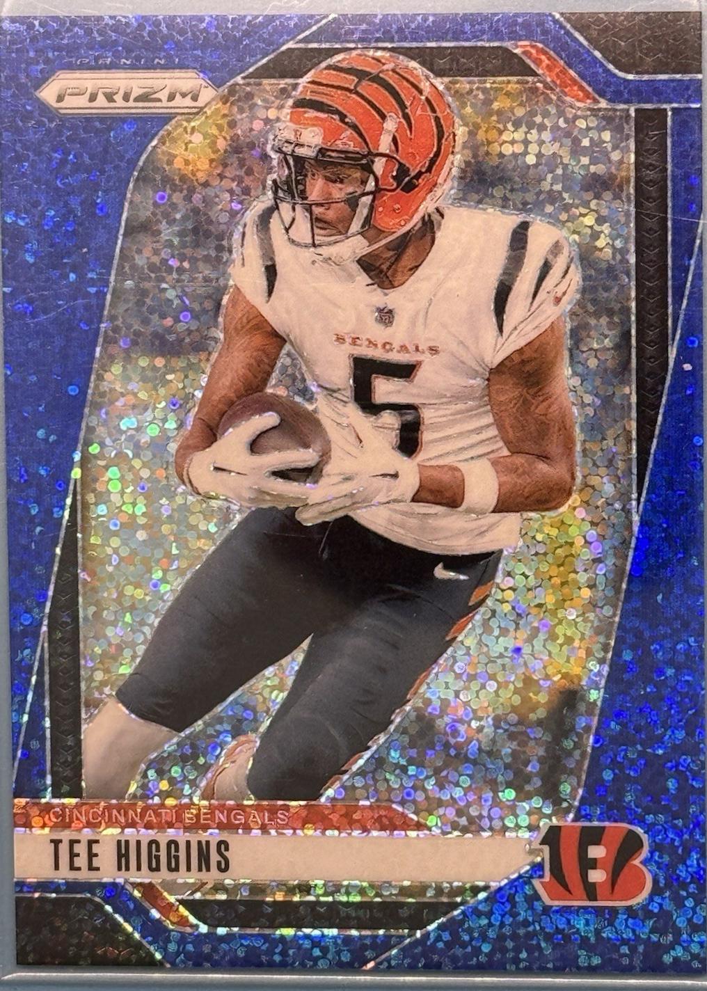 Tee Higgins [Blue Sparkle] #58 Prices | 2024 Panini Prizm