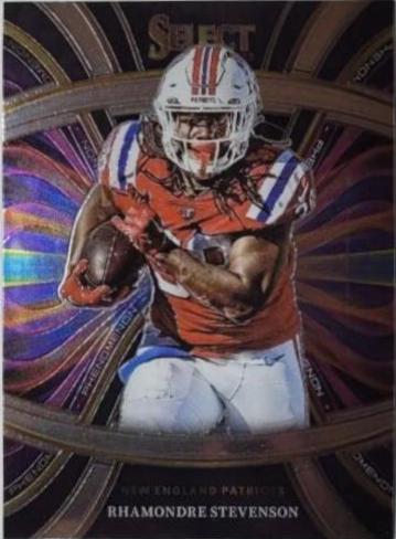 Rhamondre Stevenson #PHE-10 Football Cards 2022 Panini Select Phenomenon