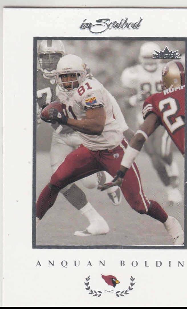 Anquan Boldin #29 2004 Fleer Inscribed Football