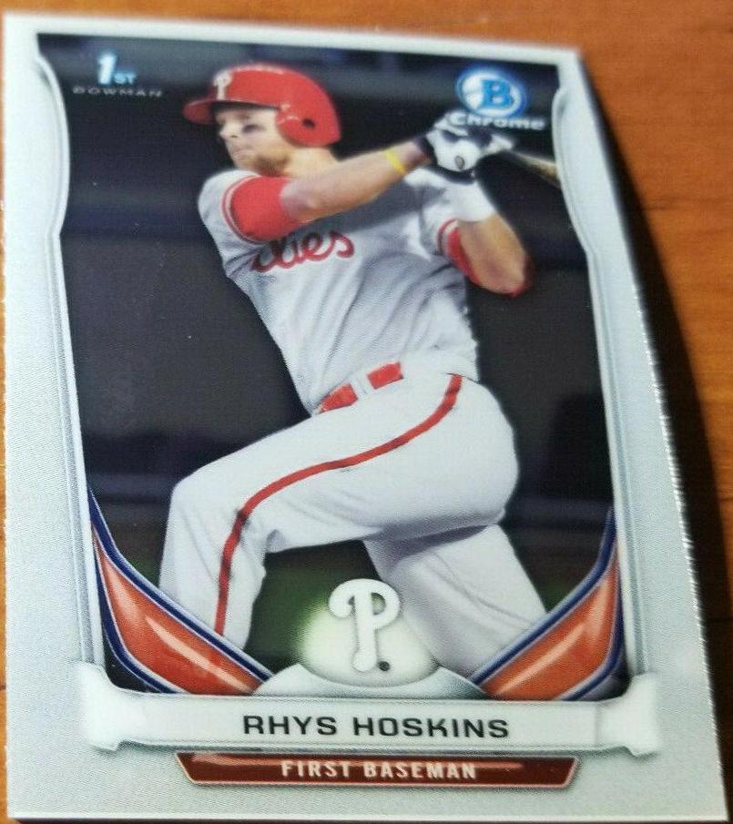Rhys Hoskins #57 Baseball Cards 2014 Bowman Chrome Mini