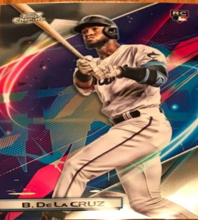 Bryan De La Cruz #192 Baseball Cards 2022 Topps Cosmic Chrome