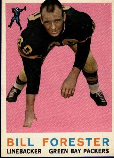 Bill Forester #39 Football Cards 1959 Topps