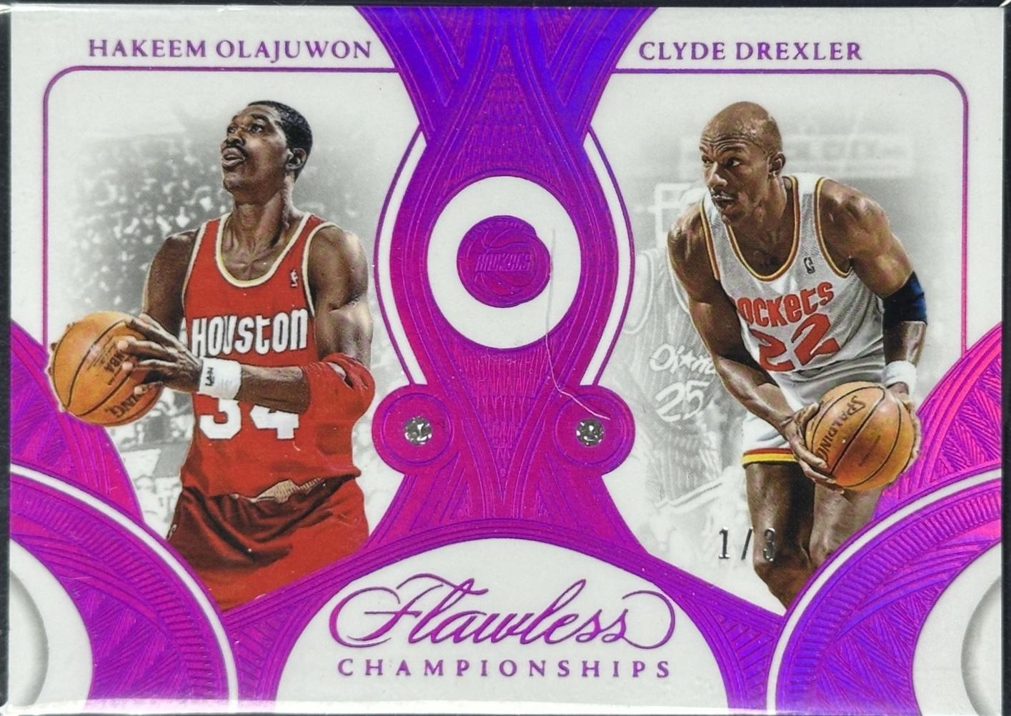 Hakeem Olajuwon/Clyde Drexler [Fuchsia] #177