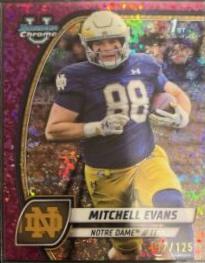 Mitchell Evans [Fuchsia Mini Diamond Refractor] #132