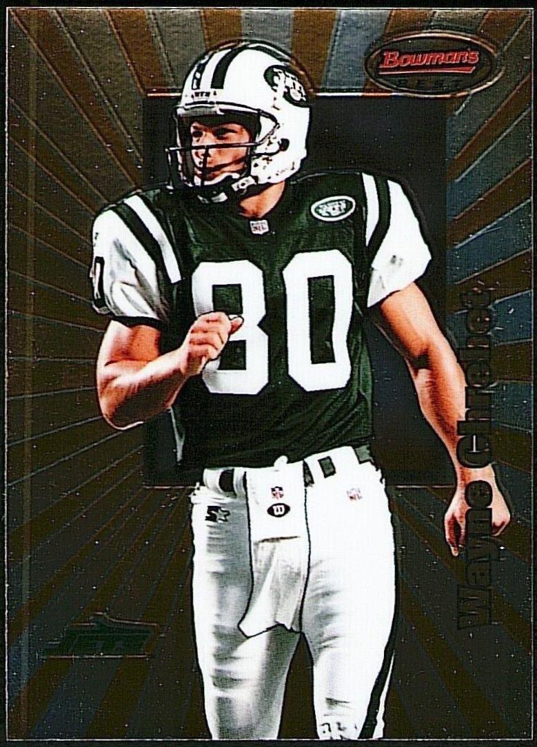 Wayne Chrebet #9 Football Cards 1998 Bowman's Best