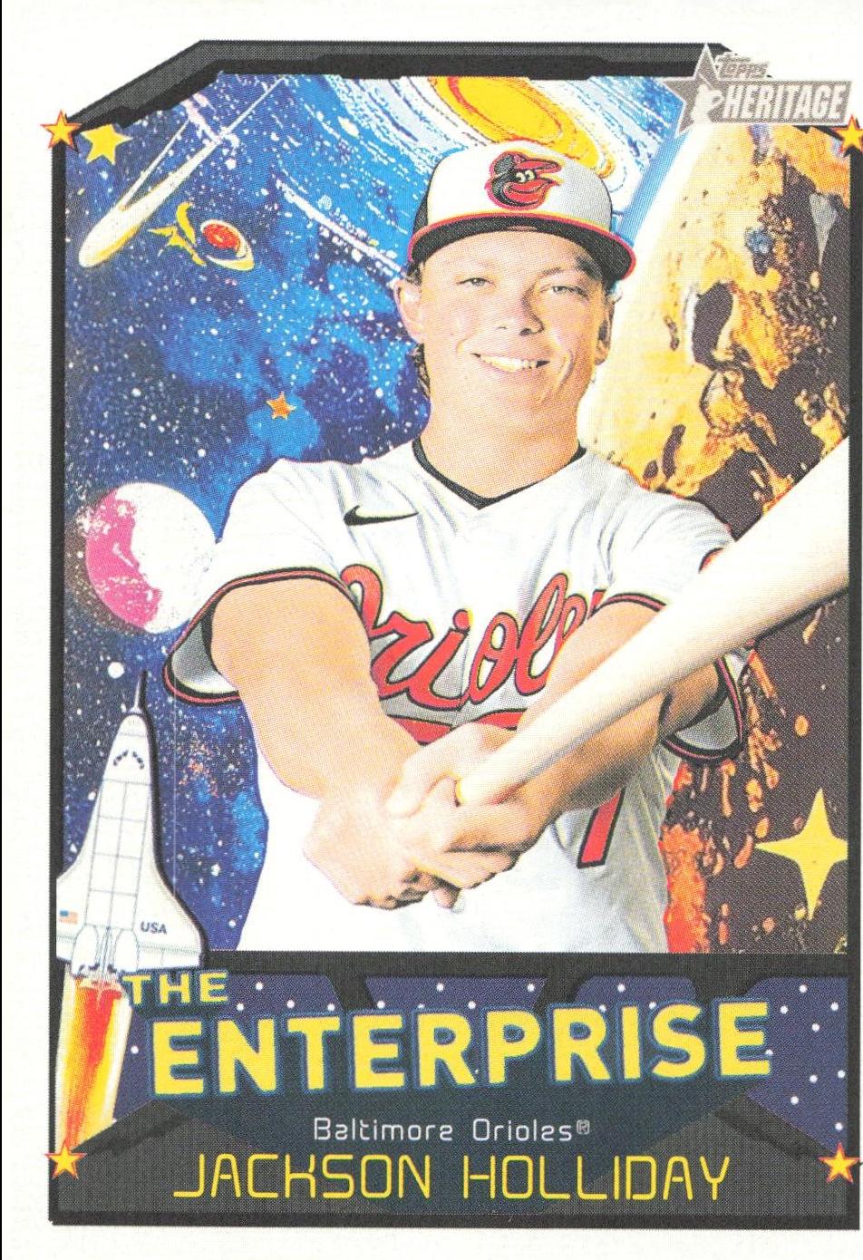 Jackson Holliday #TE-JH Prices | 2026 Topps Heritage The