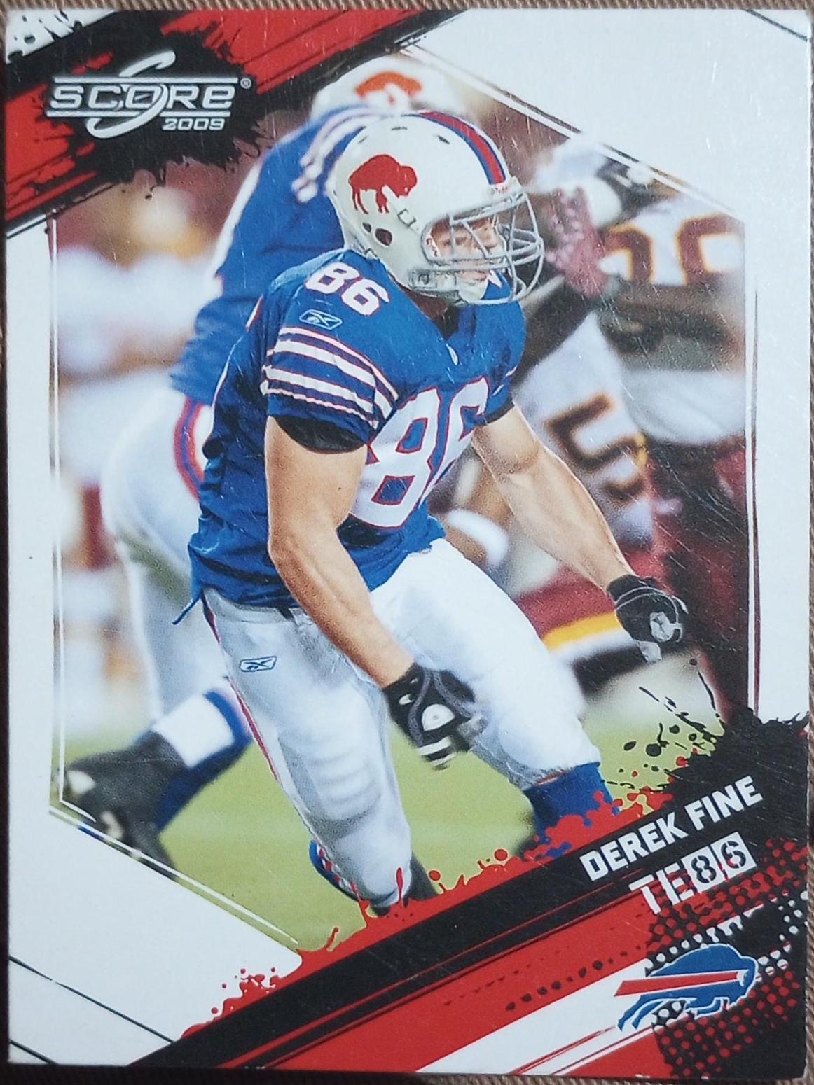 Derek Fine #29 Football Cards 2009 Panini Score