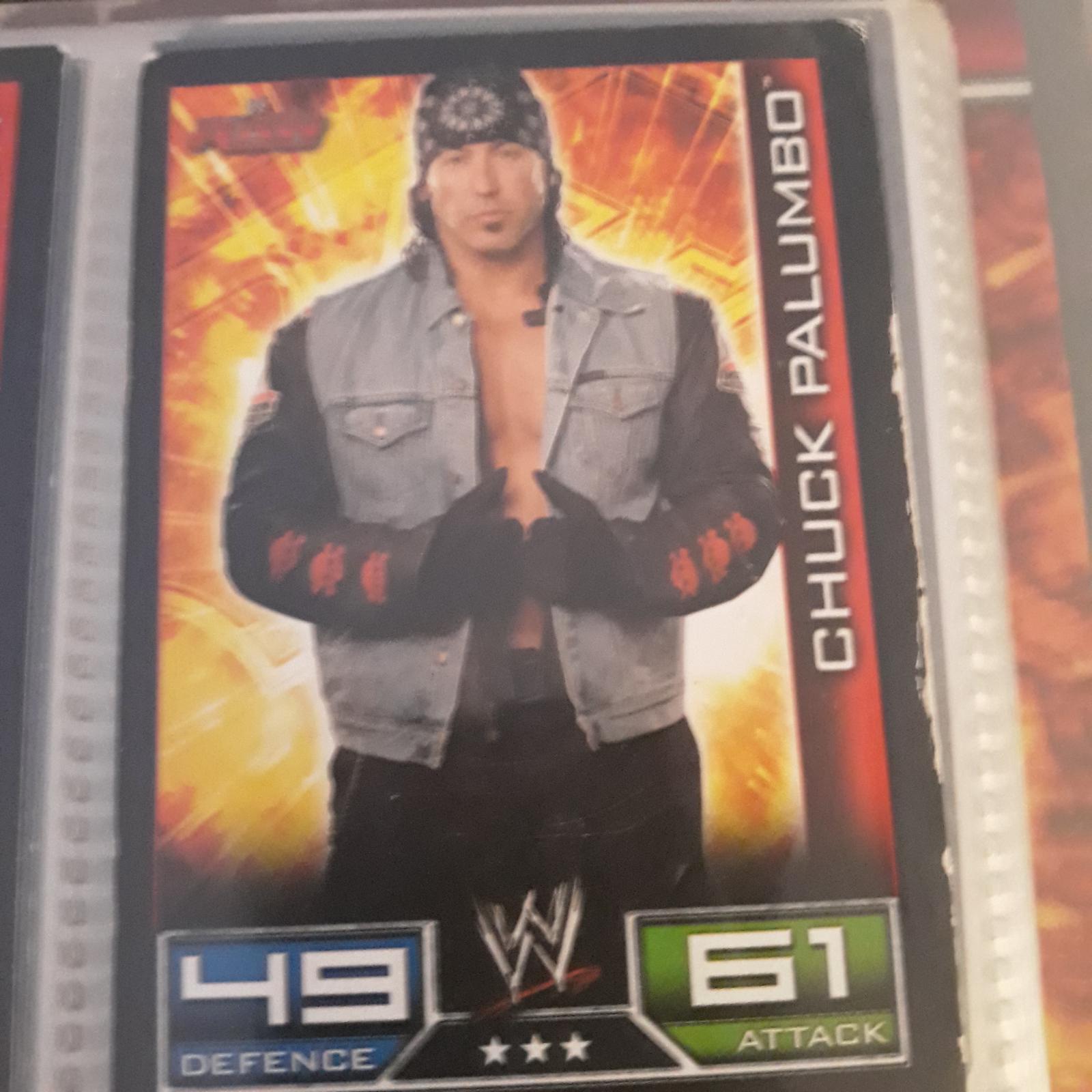 Chuck Palumbo Wrestling Cards 2008 Topps WWE Slam Attax