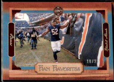 Khalil Mack #FF-KM Football Cards 2020 Panini Legacy Fan Favorites