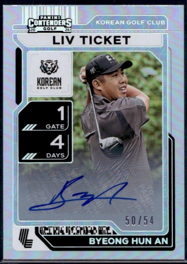 Byeong Hun An #20 2026 Panini Contenders LIV Golf
