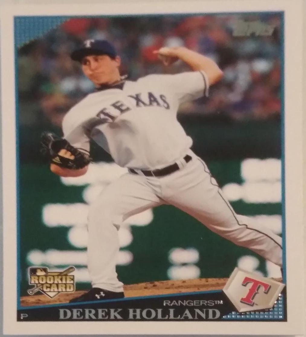 Derek Holland #UH134 Baseball Cards 2009 Topps Updates & Highlights
