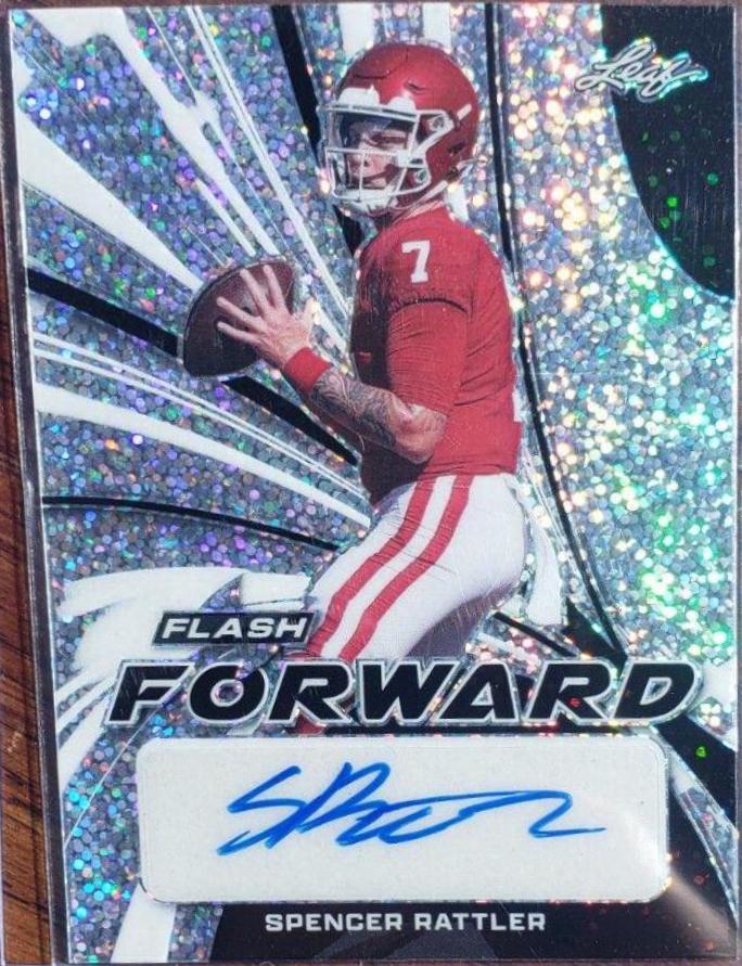 Spencer Rattler #FF-SR1 2022 Leaf Flash Forward Autographs Football