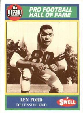 Len Ford #79 1990 Swell Greats Football