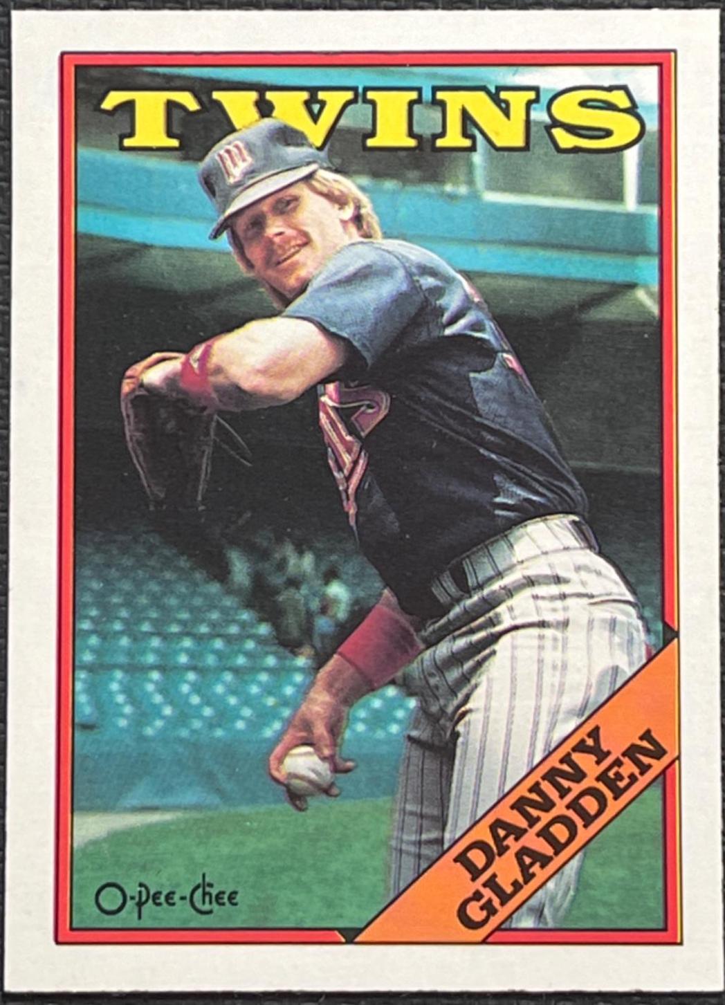 Danny Gladden #206 Baseball Cards 1988 O Pee Chee
