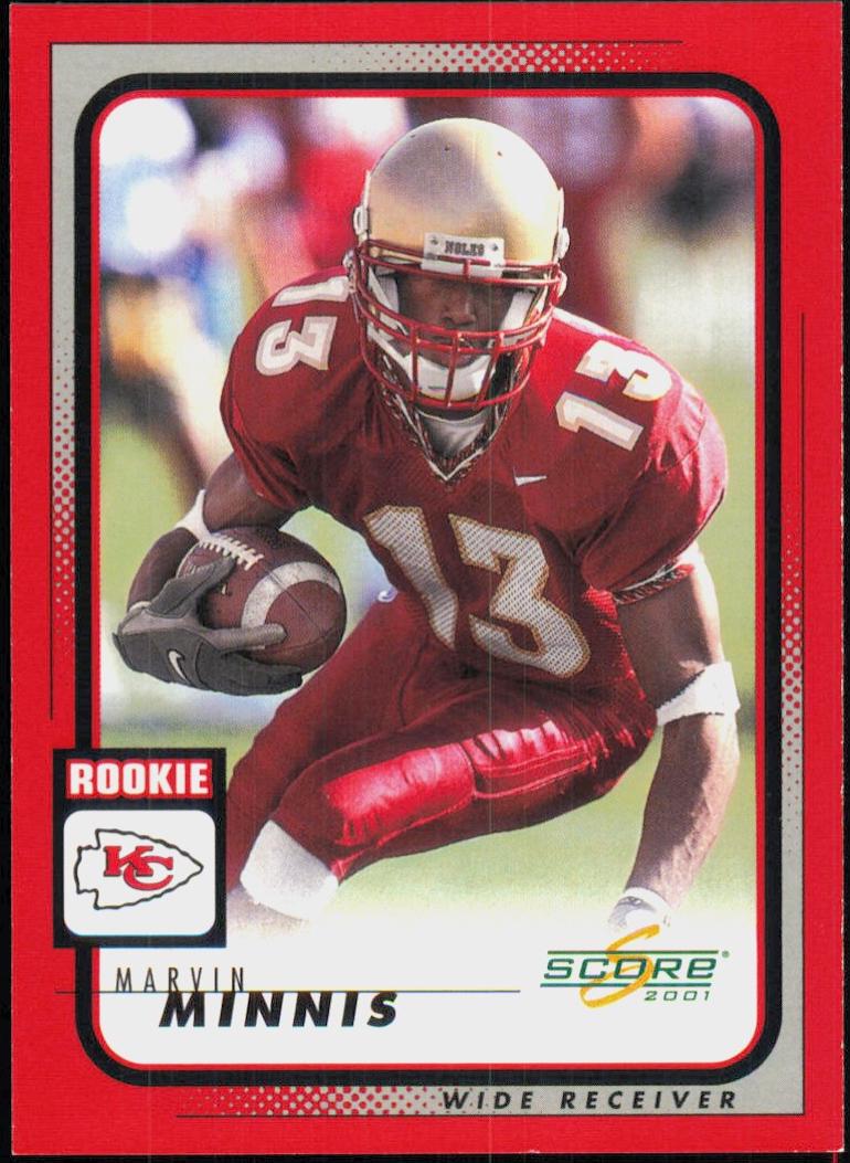 Marvin Minnis #313 Football Cards 2001 Panini Score