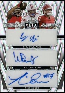 C.J. Williams / Will Pauling / Nick Evers