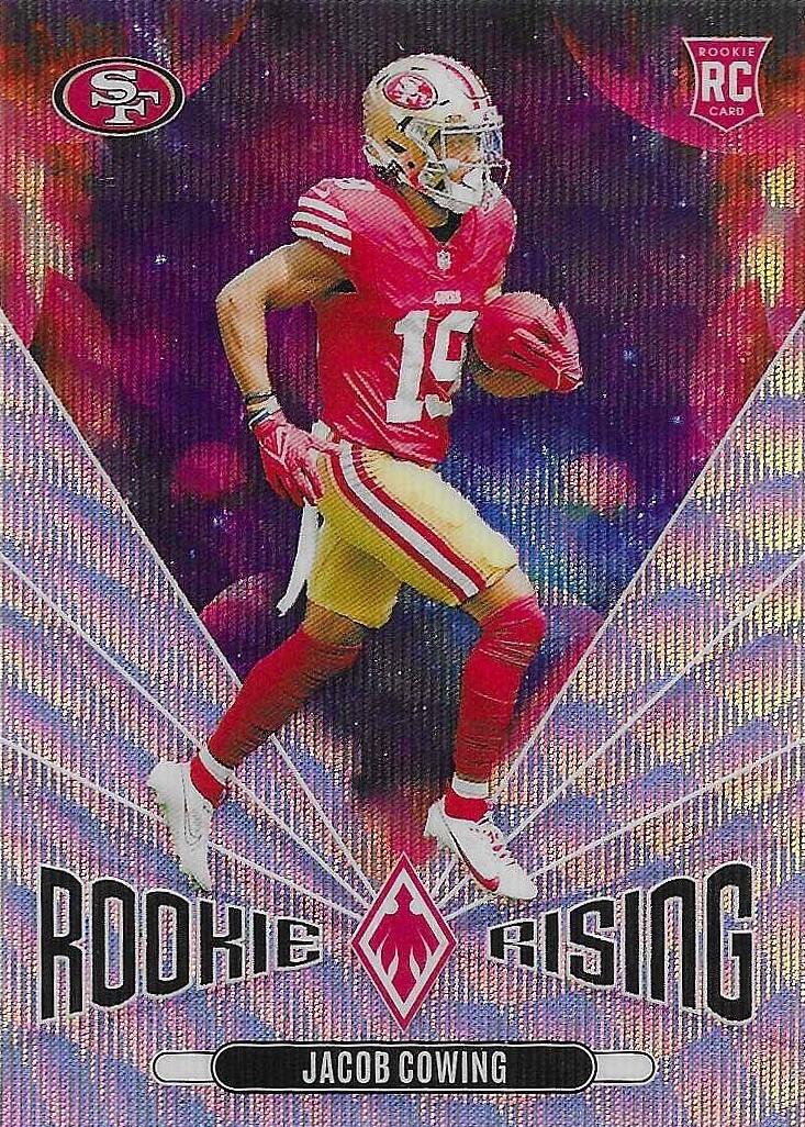 Jacob Cowing #39 Football Cards 2024 Panini Phoenix Rookie Rising