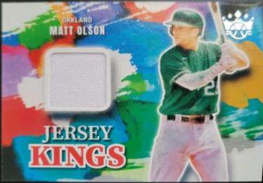 Matt Olson #JK-MA Baseball Cards 2022 Panini Diamond Kings Jersey