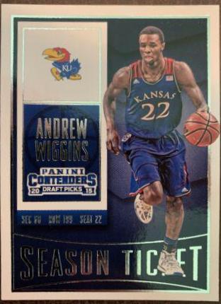 Andrew Wiggins #8 Basketball Cards 2015 Panini Contenders Draft Picks