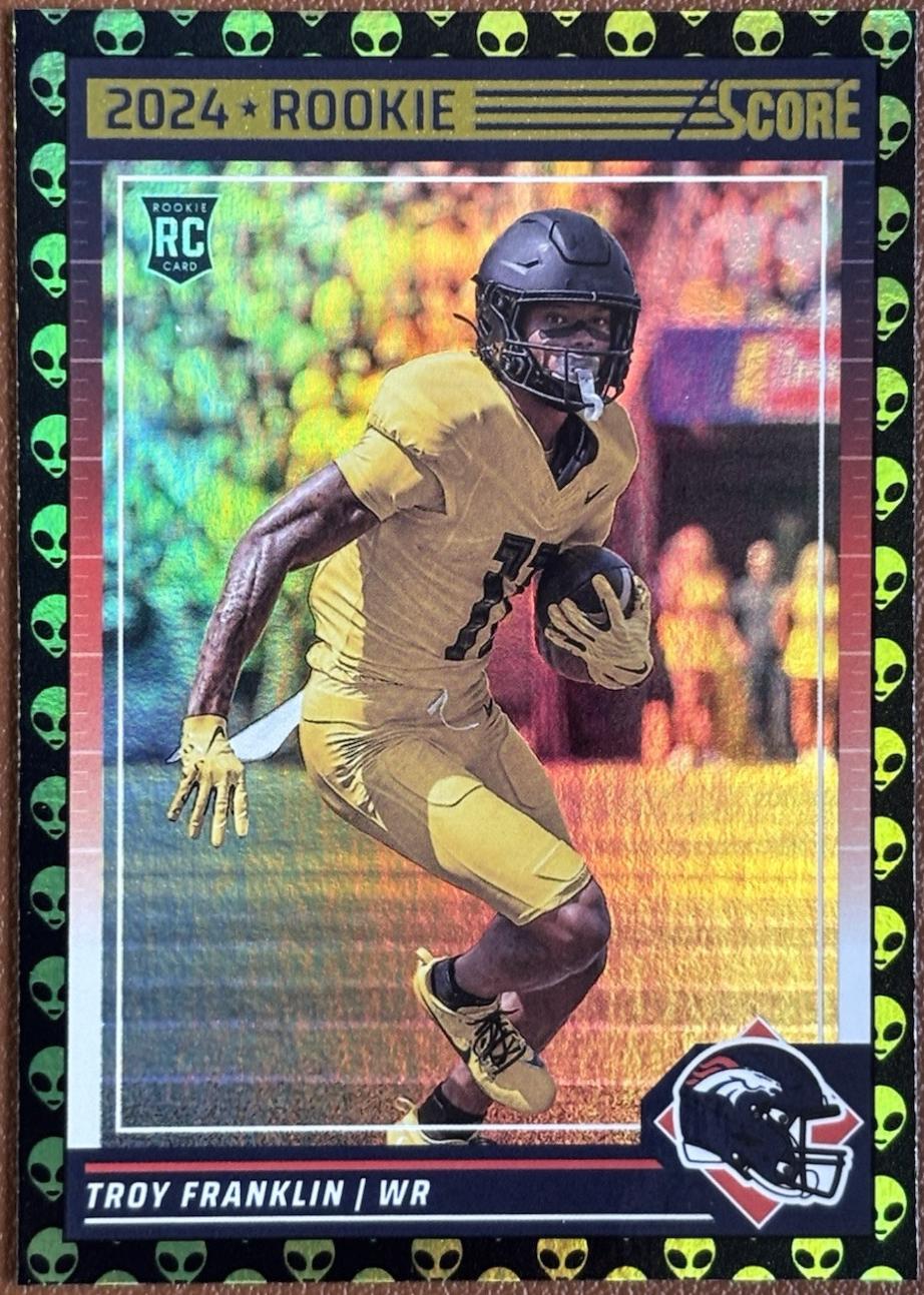 Troy Franklin #343 2024 Score Football