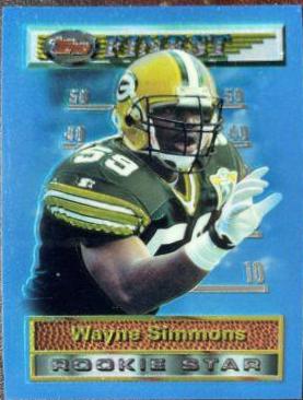 Wayne Simmons #7 Football Cards 1994 Topps Finest