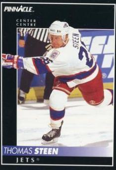 Thomas Steen #29 Hockey Cards 1992 Pinnacle Canadian