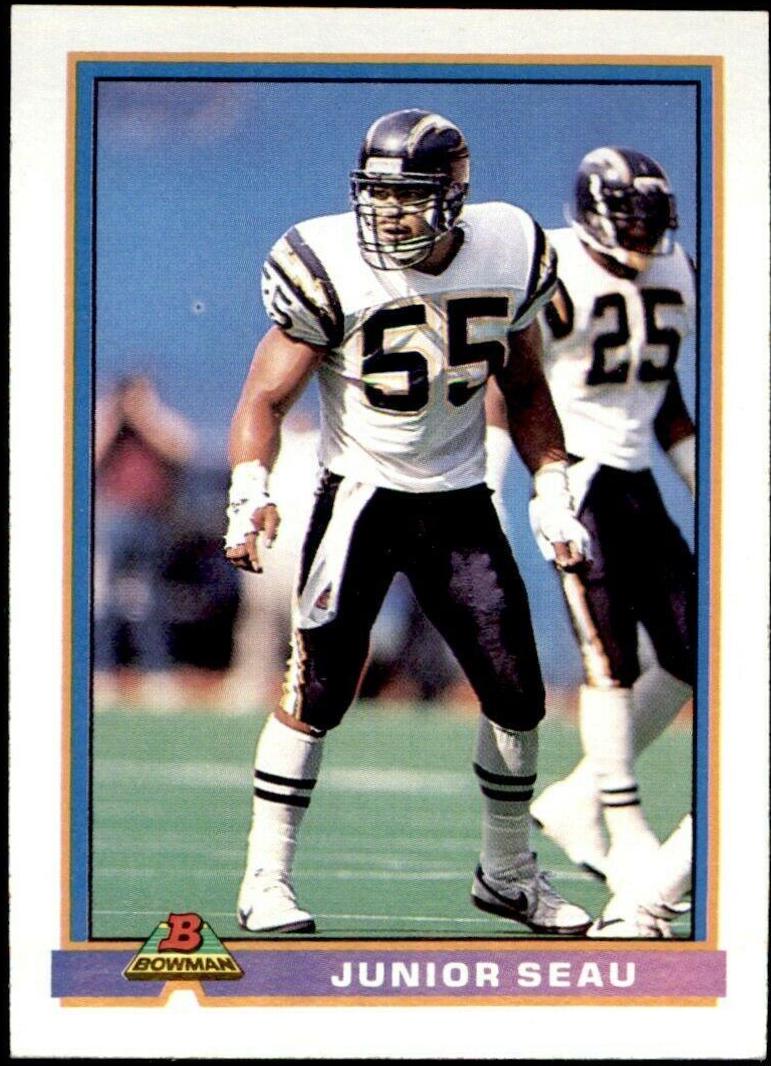 Junior Seau #455 1991 Bowman Football