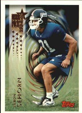 Jason Sehorn #528 Football Cards 1994 Topps