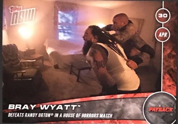 Bray Wyatt #89 Wrestling Cards 2017 Topps Now WWE