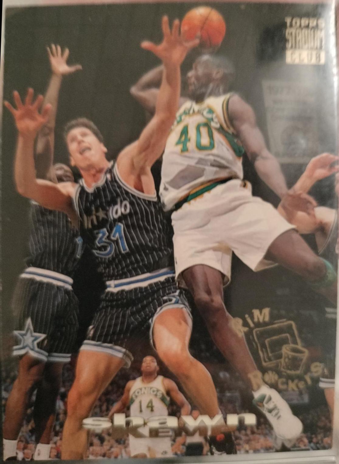 Shawn kemp #5 Basketball Cards 1994 Stadium Club