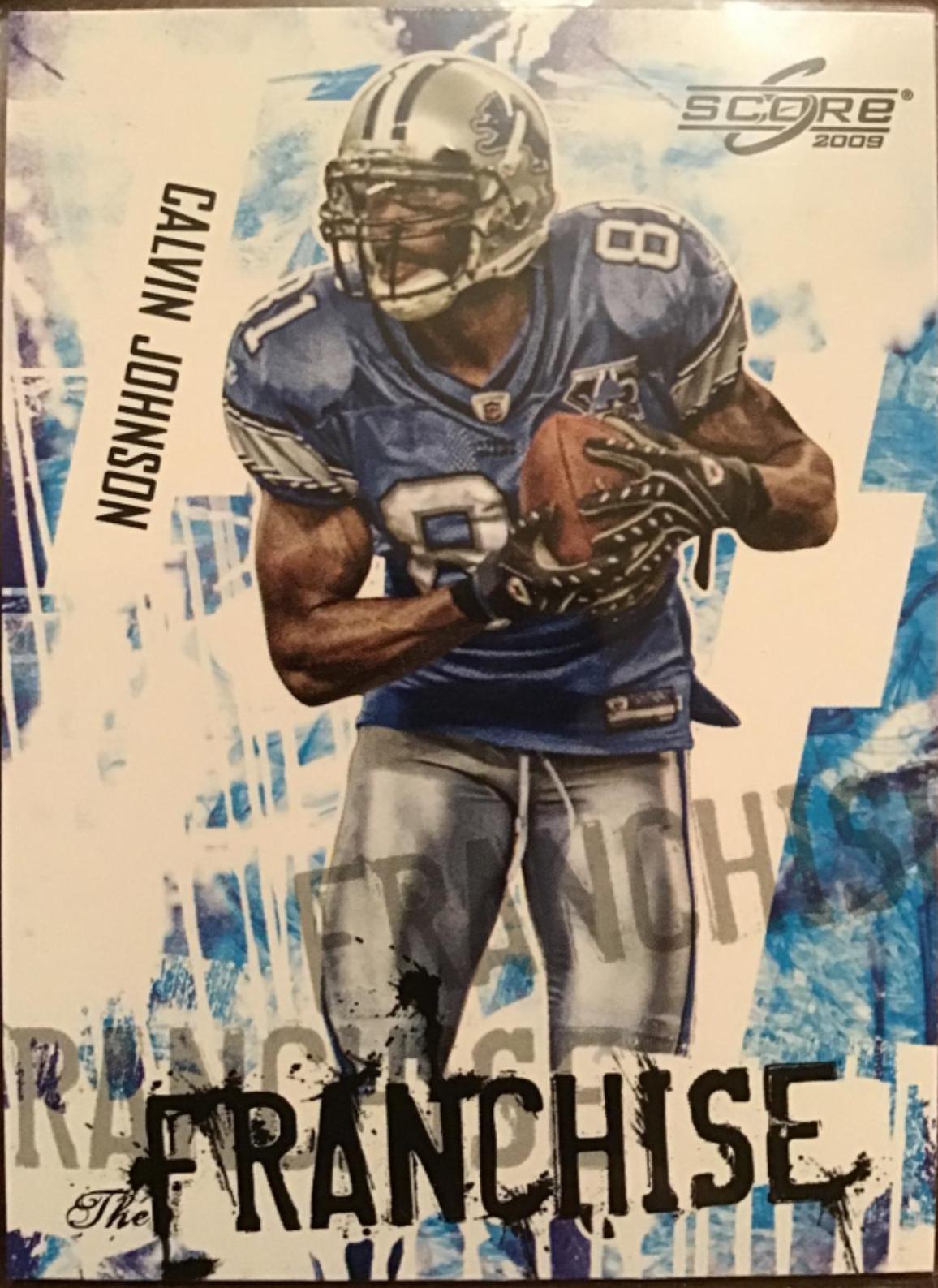 Calvin Johnson #8 Football Cards 2009 Panini Score Future Franchise