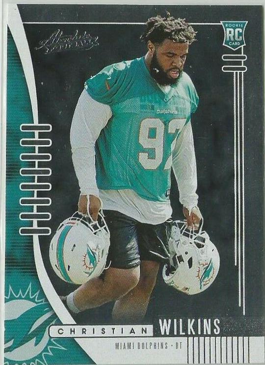 Christian Wilkins #168 Football Cards 2019 Panini Absolute