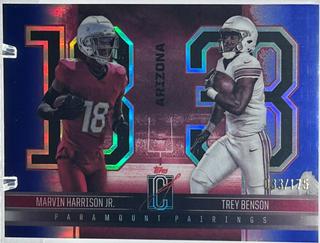 Trey Benson / Marvin Harrison Jr.