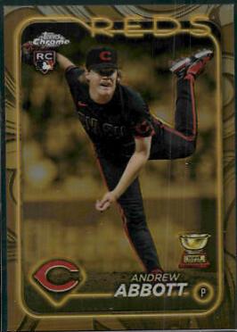 Andrew Abbott #43 Baseball Cards 2024 Topps Gilded Collection