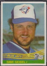 Dave Geisel #645 Baseball Cards 1984 Donruss