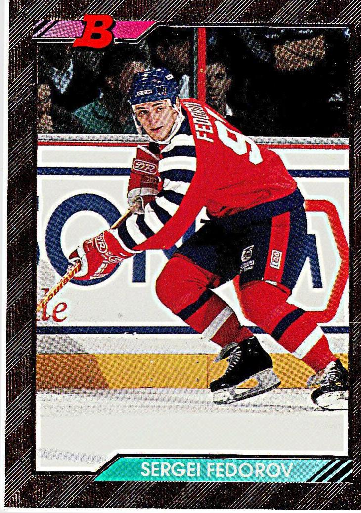 Sergei Fedorov #205 1992-93 Bowman Hockey
