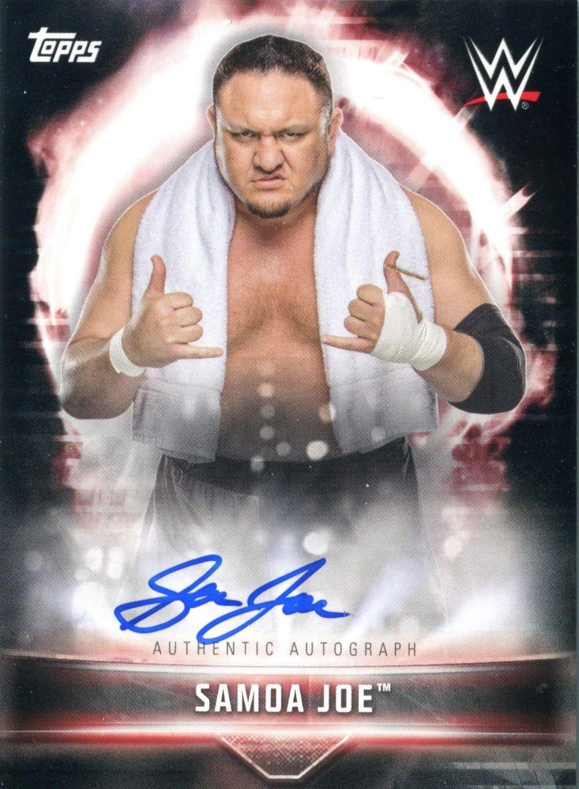 Samoa Joe #A-SJ Wrestling Cards 2019 Topps WWE Road to Wrestlemania Autographs