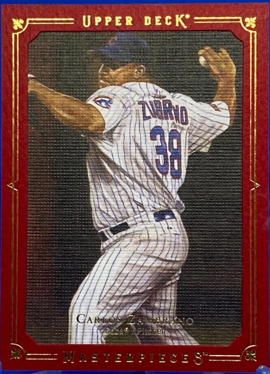Carlos Zambrano #20 Baseball Cards 2008 Upper Deck Masterpieces