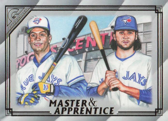 Roberto Alomar / Bo Bichette #MA-9 Baseball Cards 2020 Topps Gallery Master and Apprentice