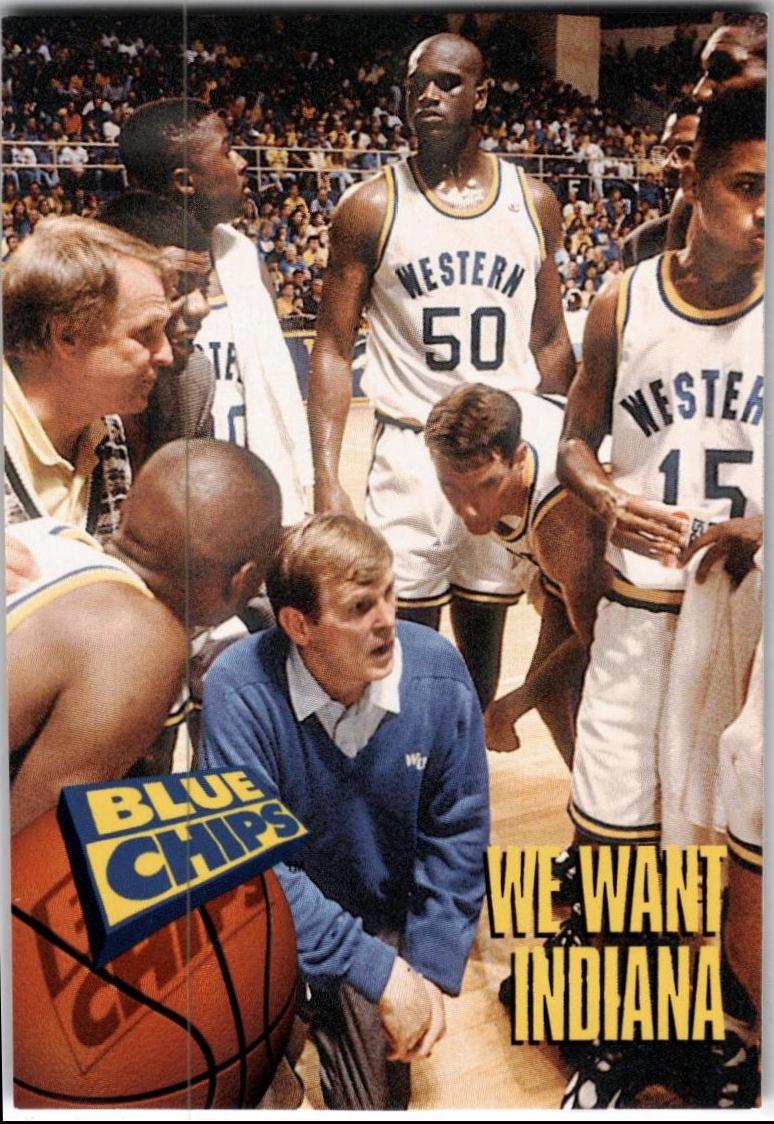 We Want Indiana #39 Basketball Cards 1994 SkyBox Blue Chips