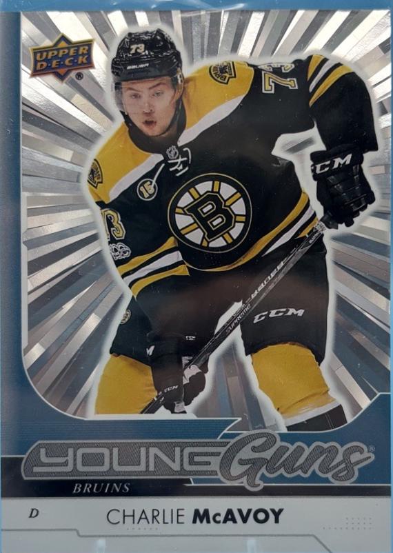 2025 Upper Deck Outburst Retro Young Guns Charlie McAvoy #OR-20 card