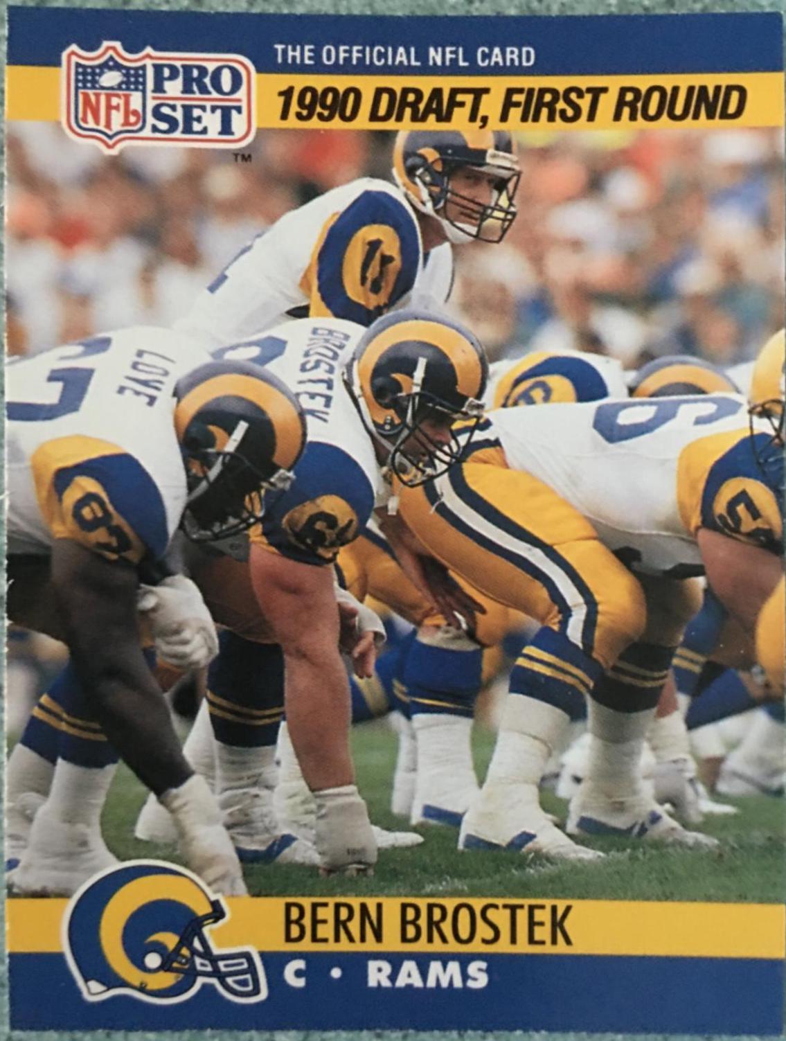 Bern Brostek #691 Football Cards 1990 Pro Set
